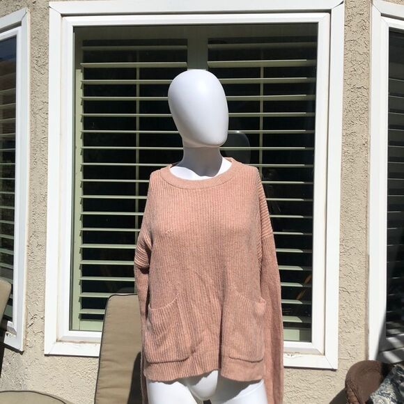 MADEWELL Brown Patch Pocket PullOver SzM - Picture 2 of 8